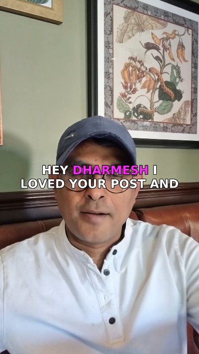 Dharmesh — we went a different direction. Would love to show you