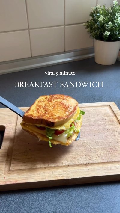 Breakfast sandwich for God's